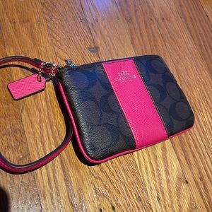 Pink coach wallet